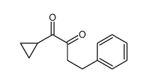 1-cyclopropyl-4-phenylbutane-1,2-dione Structure
