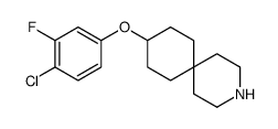 9-(4-chloro-3-fluorophenoxy)-3-azaspiro[5.5]undecane Structure