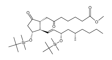 Ornoprostil bis-tert-butyldimethylsiloxy ether结构式