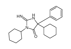 2-amino-3,5-dicyclohexyl-5-phenylimidazol-4-one Structure