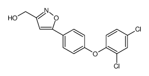 3-Isoxazolemethanol, 5-[4-(2,4-dichlorophenoxy)phenyl] Structure