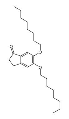 5,6-dioctoxy-2,3-dihydroinden-1-one结构式