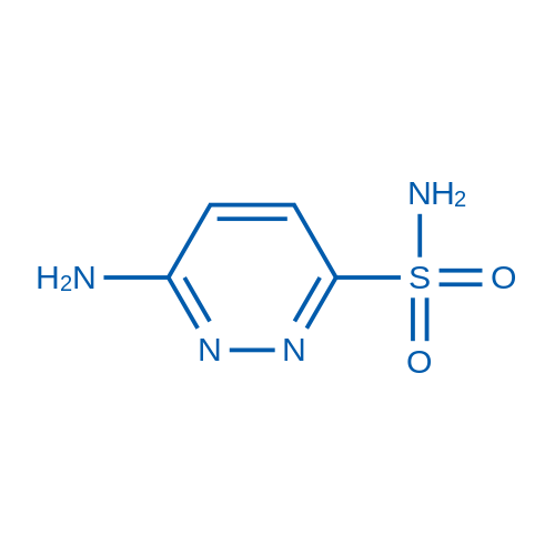 6-Aminopyridazine-3-sulfonamide structure