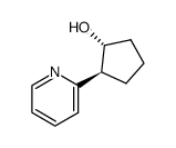 trans-1-hydroxy-2-(2-pyridyl)cyclopentane Structure