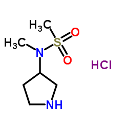 N-Methyl-N-(3-pyrrolidinyl)methanesulfonamide hydrochloride (1:1) picture