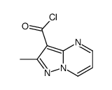Pyrazolo[1,5-a]pyrimidine-3-carbonyl chloride, 2-methyl- (9CI) Structure