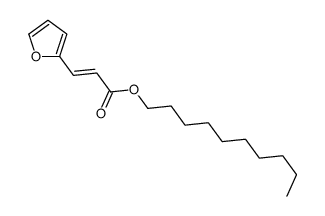 decyl 3-(furan-2-yl)prop-2-enoate Structure
