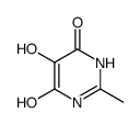 5,6-dihydroxy-2-methyl-(3H)-pyrimidin-4-one Structure