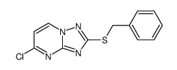 2-(benzylthio)-5-chloro-[1,2,4]triazolo[1,5-a]pyrimidine Structure