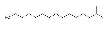 13-methylpentadecan-1-ol Structure
