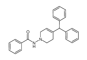 N-benzoylamino-4-diphenylmethyl-1,2,3,6-tetrahydropyridine Structure