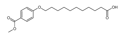 4-(10-Carboxy-decyloxy)-benzoic acid methyl ester Structure