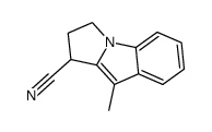 2,3-dihydro-1-cyano-9-methyl-1H-pyrrolo<1,2-a>indole结构式