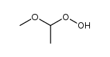 1-methoxyethyl hydroperoxide结构式