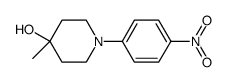 4-methyl-1-(4-nitrophenyl)piperidin-4-ol Structure