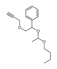 [1-(1-butoxyethoxy)-2-prop-2-ynoxyethyl]benzene结构式