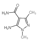 5-Amino-1,3-Dimethyl-1H-Pyrazole-4-Carboxamide structure