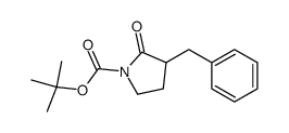 tert-butyl 3-benzyl-2-oxopyrrolidine-1-carboxylate结构式