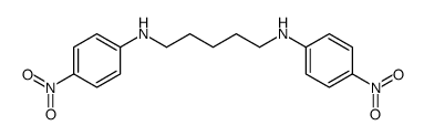 N,N'-bis(4-nitrophenyl)pentane-1,5-diamine Structure