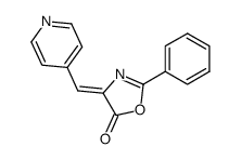 (Z)-2-phenyl-4-(pyridin-4-ylmethylene)oxazol-5(4H)-one Structure