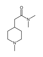N,N-dimethyl-2-(1-methylpiperidin-4-yl)acetamide结构式