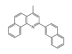 4-methyl-2-naphthalen-2-ylbenzo[h]quinoline Structure