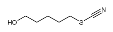 thiocyanic acid-(5-hydroxy-pentyl ester)结构式