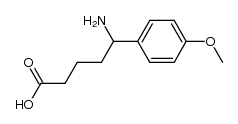 5-amino-5-(4-methoxy-phenyl)-valeric acid Structure