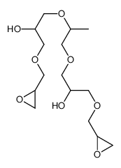 1-[2-[2-hydroxy-3-(oxiran-2-ylmethoxy)propoxy]propoxy]-3-(oxiran-2-ylmethoxy)propan-2-ol Structure