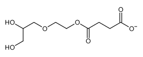 4-[2-(2,3-dihydroxypropoxy)ethoxy]-4-oxobutanoate Structure