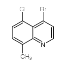 4-Bromo-5-chloro-8-methylquinoline structure