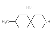 3-Azaspiro[5.5]undecane,9-methyl-, hydrochloride (1:1)结构式