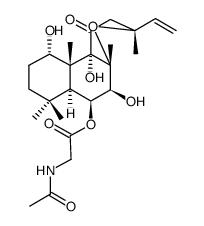 6β-(N-Acetylaminoacetoxy)-8,13-epoxy-1α,7β,9α-trihydroxylabd-14-en-11-one Structure