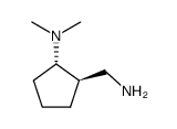 (trans()-2-aminomethyl-cyclopentyl)-dimethyl-amine结构式