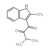 1H-Indole-3-acetamide,N,N,2-trimethyl-a-oxo-结构式