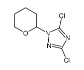3,5-dichloro-1-(tetrahydro-2H-pyran-2-yl)-1H-1,2,4-triazole(SALTDATA: FREE) structure