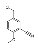 5-(chloromethyl)-2-methoxybenzonitrile Structure