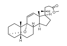 3α,9-epoxy-5β-chol-11-en-24-oic acid methyl ester结构式