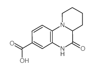 6-Oxo-6,6a,7,8,9,10-hexahydro-5H-pyrido-[1,2-a]quinoxaline-3-carboxylic acid Structure
