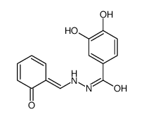 3,4-Dihydroxy-N'-(2-hydroxybenzylidene)benzohydrazide HeMiMethanolate Sesquihydrate结构式