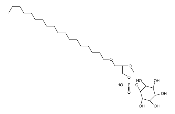 (2-methoxy-3-octadecoxypropyl) [(2S,3S,5R,6S)-2,3,4,5,6-pentahydroxycyclohexyl] hydrogen phosphate结构式