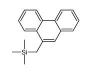 trimethyl(phenanthren-9-ylmethyl)silane Structure