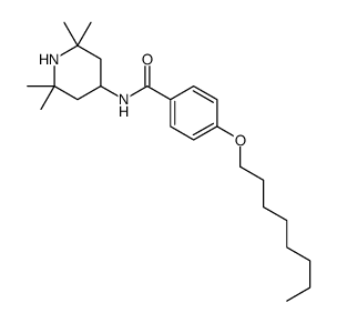 4-octoxy-N-(2,2,6,6-tetramethylpiperidin-4-yl)benzamide Structure