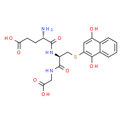 3-(glutathion-S-yl)-1,4-naphthoquinone结构式