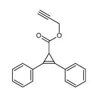 prop-2-ynyl 2,3-diphenylcycloprop-2-ene-1-carboxylate Structure