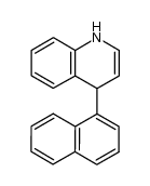 4-(naphthalen-1-yl)-1,4-dihydroquinoline结构式