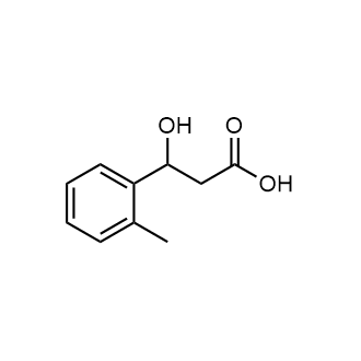 3-羟基-3-(邻甲苯基)丙酸结构式