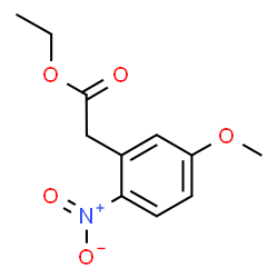 Benzeneacetic acid, 5-Methoxy-2-nitro-, ethyl ester picture