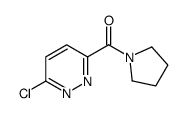 (6-chloropyridazin-3-yl)-pyrrolidin-1-ylmethanone结构式