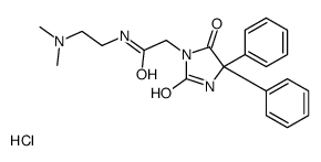 N-[2-(dimethylamino)ethyl]-2-(2,5-dioxo-4,4-diphenylimidazolidin-1-yl)acetamide,hydrochloride Structure